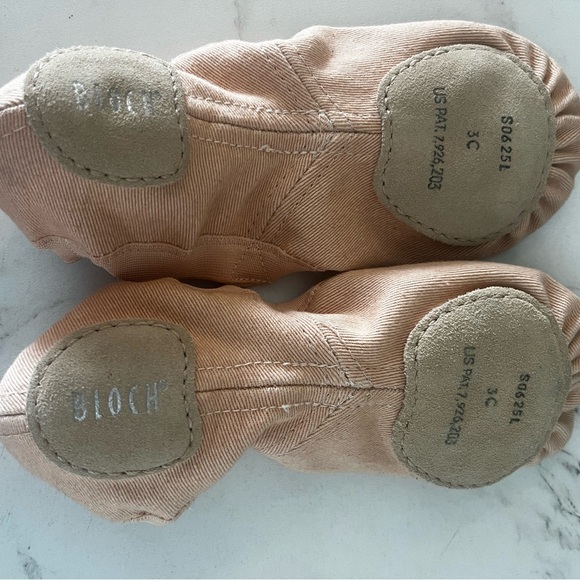 Bloch ballet pink pro elastic canvas ballet shoes - Picture 2 of 2